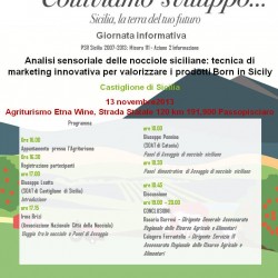 Convegno sulla Nocciola Sviluppo e Analisi Sensoriale a Castiglione di Sicilia