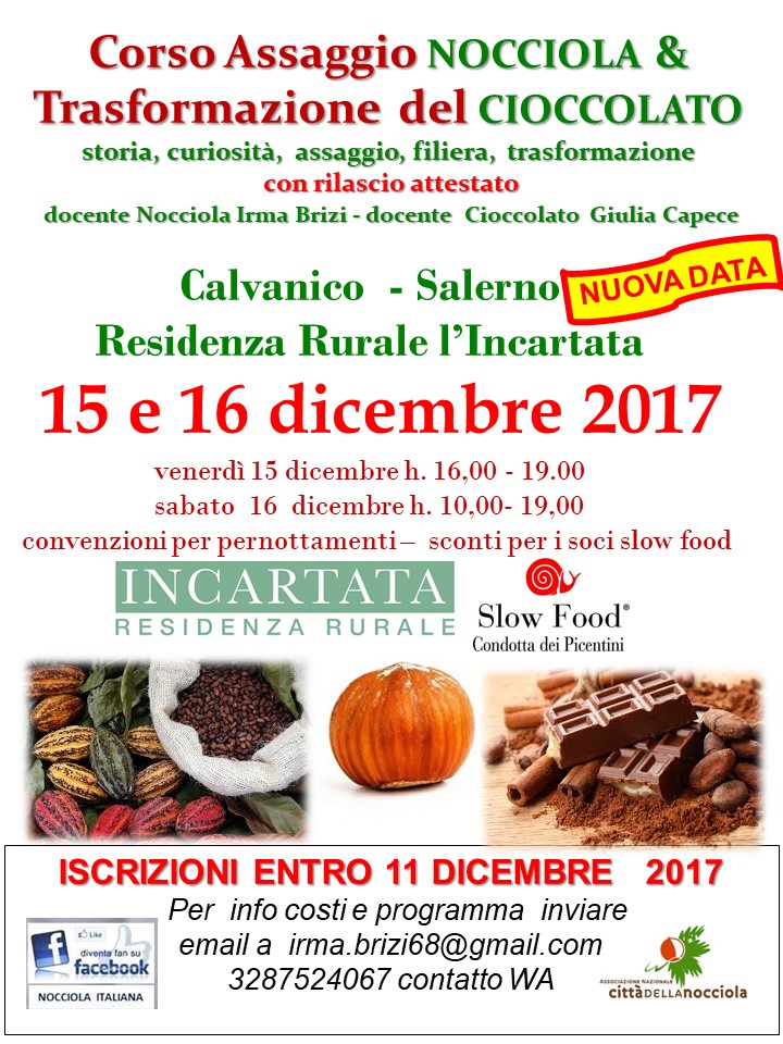 locandinanocciola e cioccolato SA 15 e 16 dicembre
